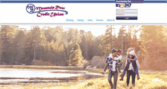 Desktop Screenshot of mountainrivercu.org